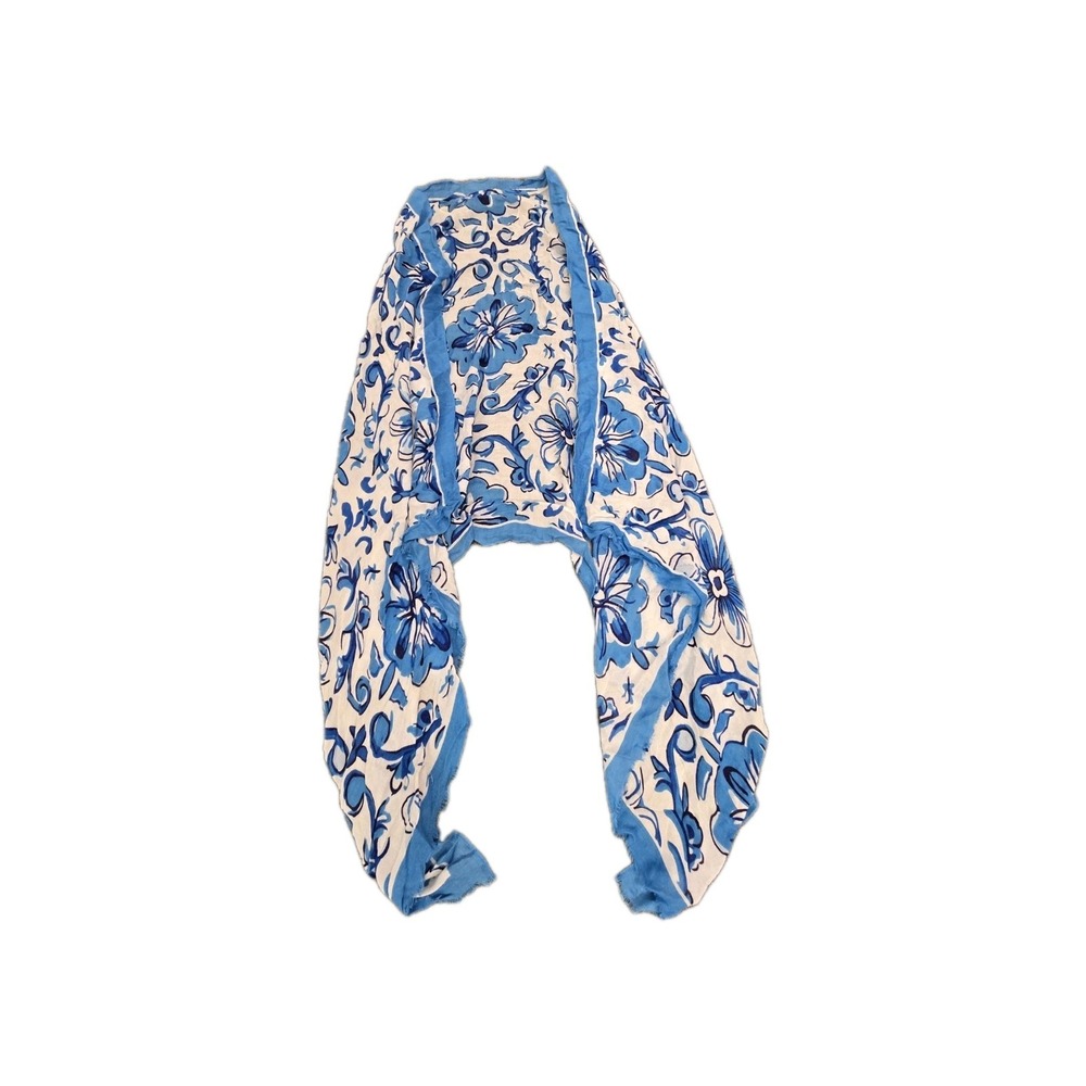La Seine Scarf Wrap Blue And White